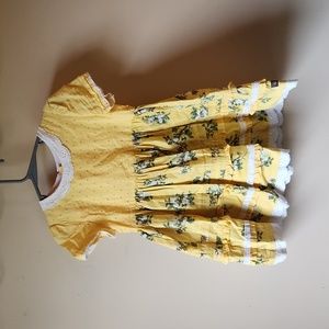 Yellow Matilda Jane size 4 children's dress